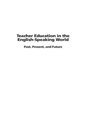cover image of Teacher Education in the English-Speaking World